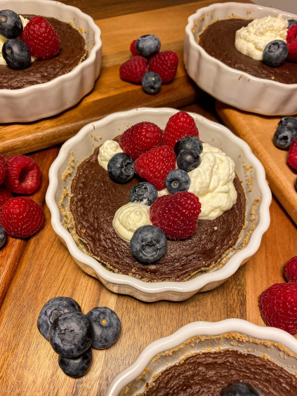 Proteinrig kladdkage