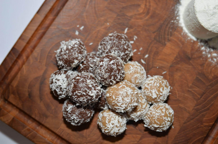 Bløde chokoladekarameller med smag af salt karamel