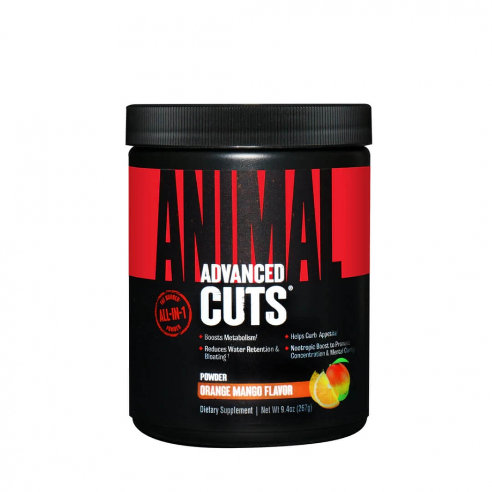 Universal Nutrition Animal Cuts Powder, 248 g (Orange Mango)