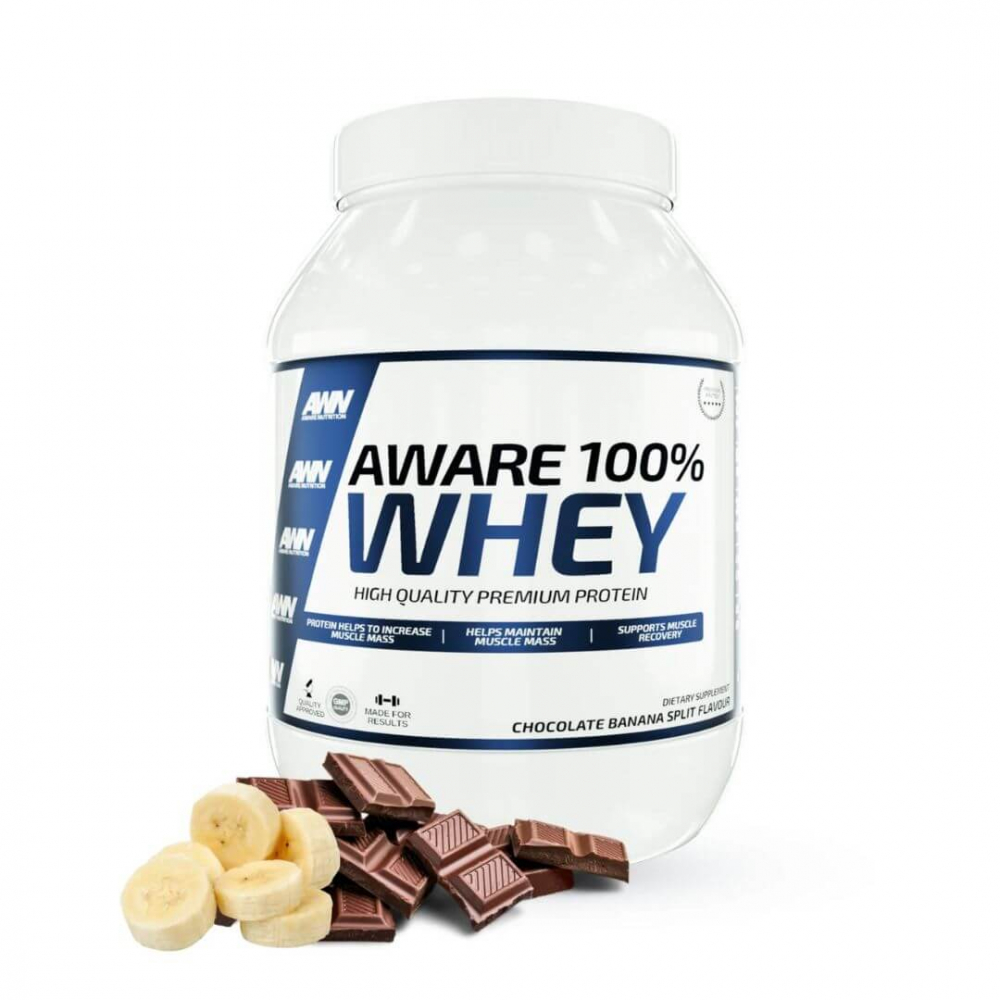 Aware Nutrition 100% Whey, 900 g (Chocolate Banana)