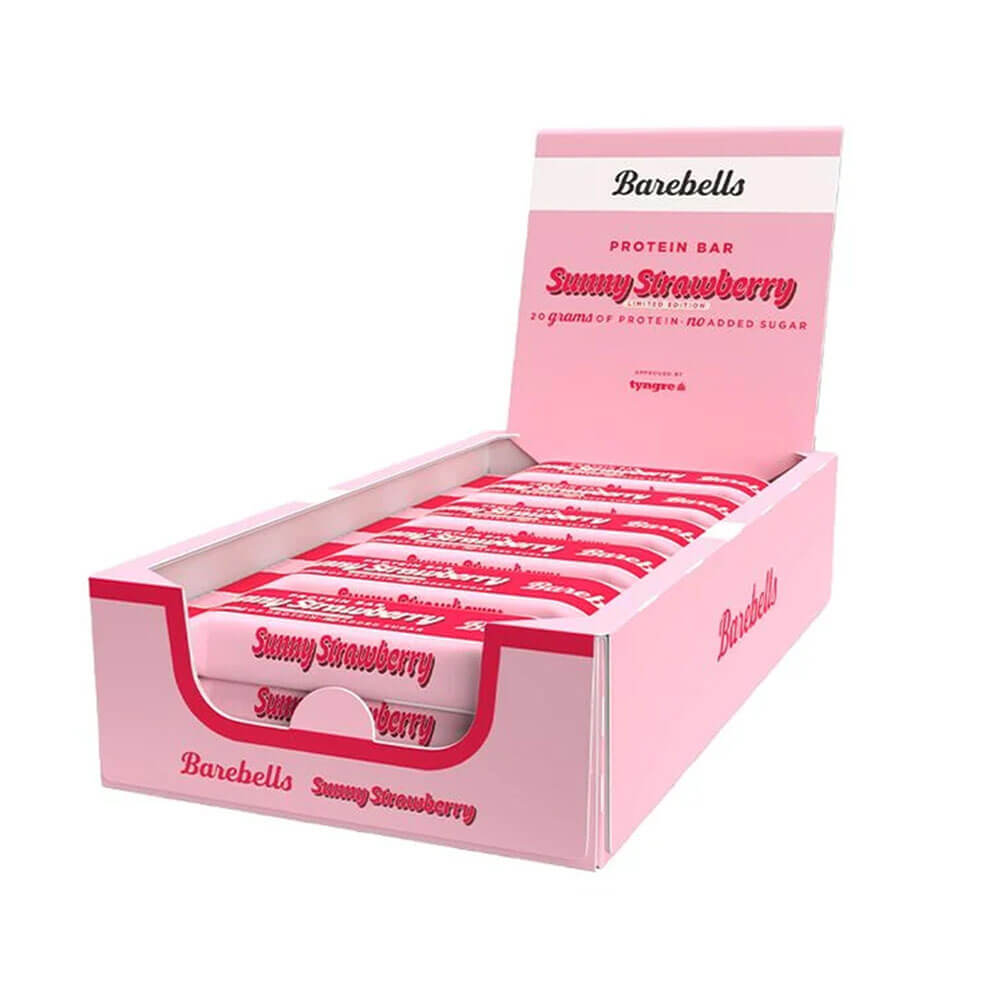 12 x Barebells Proteinbars, 55 g (Sunny Strawberry)