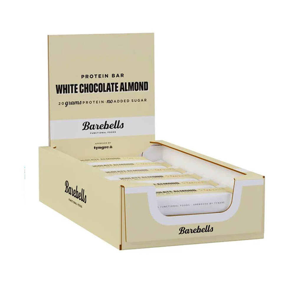 12 x Barebells Proteinbars, 55 g (White Chocolate Almond)