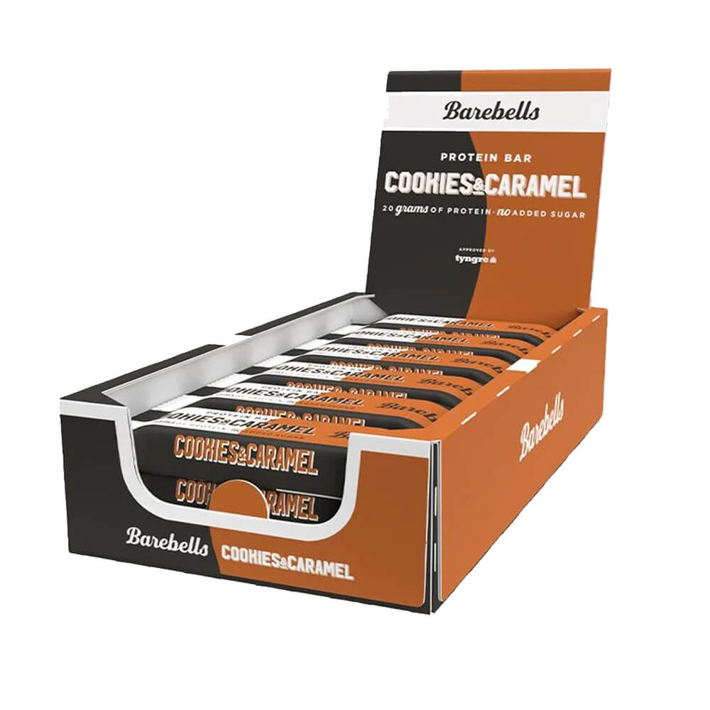 12 x Barebells Proteinbars, 55 g (Cookies &amp; Caramel)