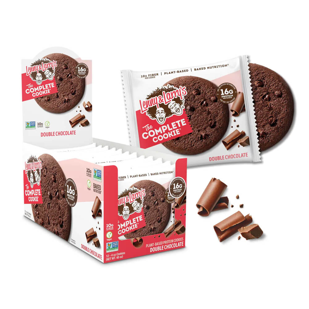 12 x Lenny &amp; Larry´s The Complete Cookie, 113 g (Double Chocolate)