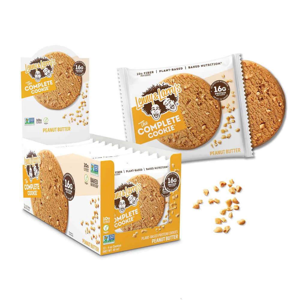 12 x Lenny &amp; Larry´s The Complete Cookie, 113 g (Peanut Butter)