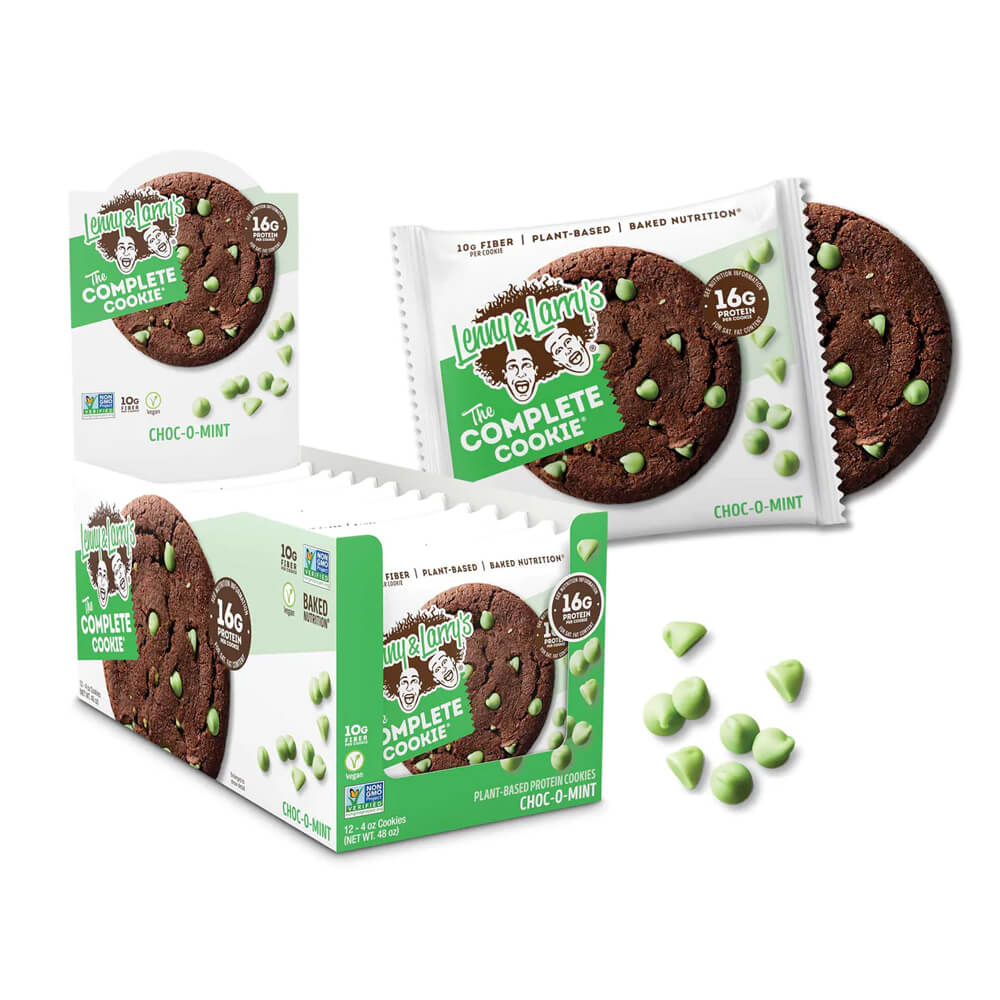 12 x Lenny &amp; Larry´s The Complete Cookie, 113 g (Choc-O-Mint)