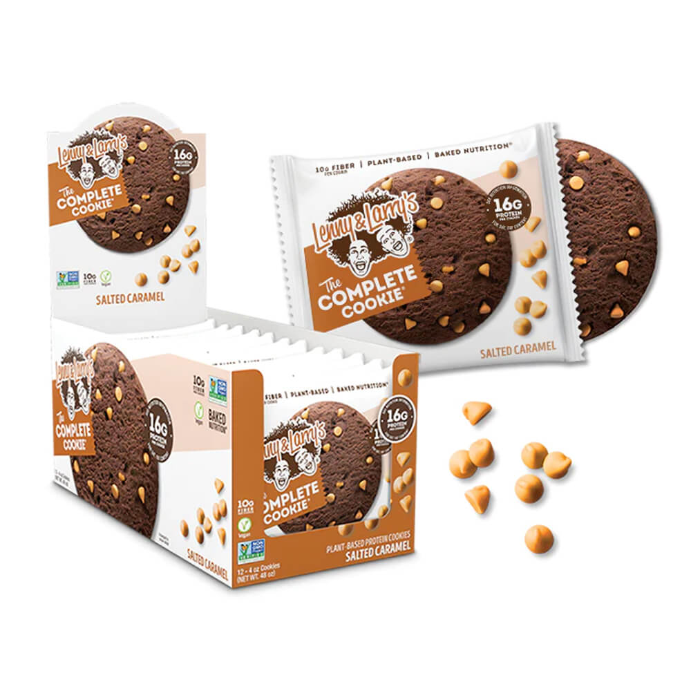 12 x Lenny &amp; Larry´s The Complete Cookie, 113 g (Salted Caramel)