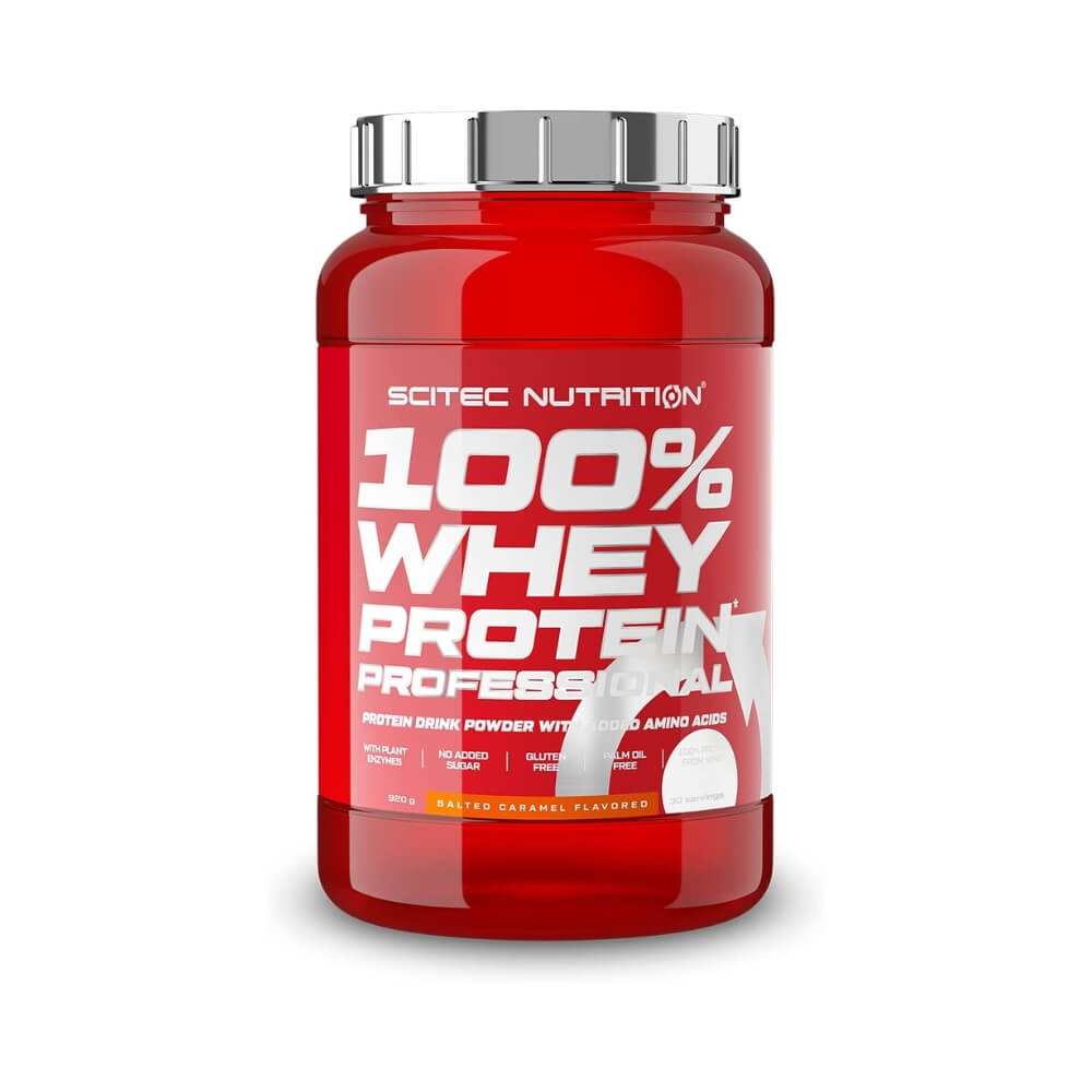 Scitec 100% Whey Protein Professional, 920 g (Salted Caramel)