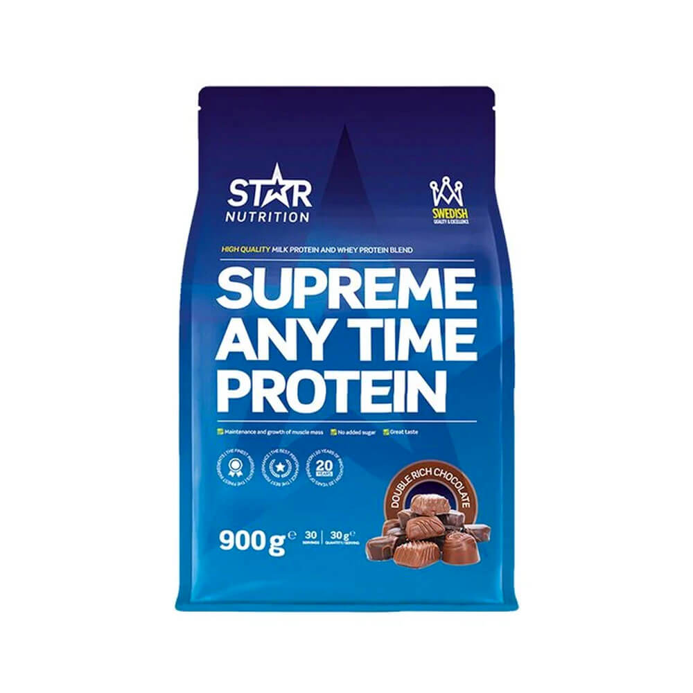 Star Nutrition Supreme Any Time Protein, 900 g (Double Rich Chocolate)