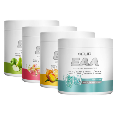 4 x SOLID Nutrition EAA, 300 g