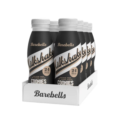 8 x Barebells Milkshake, 330 ml (Cookies & Cream)