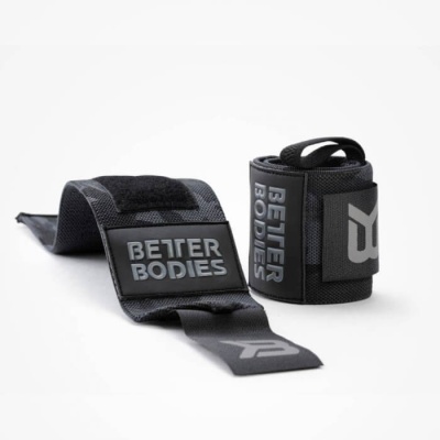 Better Bodies Camo Wrist Wraps, dark camo