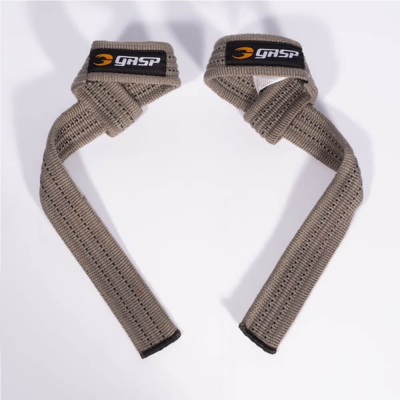 GASP Lifting Straps, grey/black