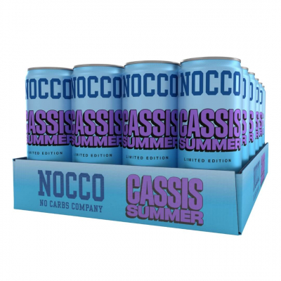 24 x NOCCO BCAA, 330 ml (Cassis Summer)