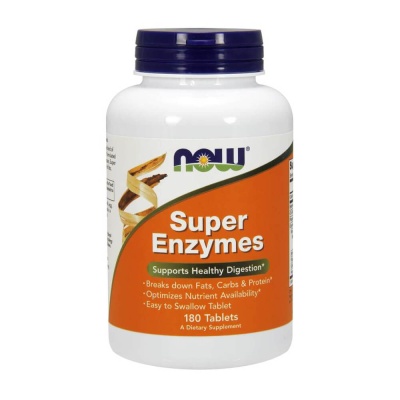 NOW Super Enzymes, 180 tabs