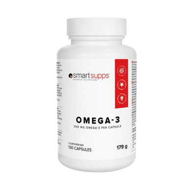 SmartSupps Omega-3, 130 caps