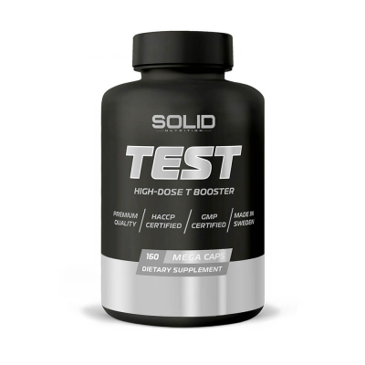 SOLID Nutrition BLACK LINE Test, 160 mega caps