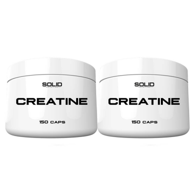 2 x SOLID Nutrition Creatine, 150 mega caps