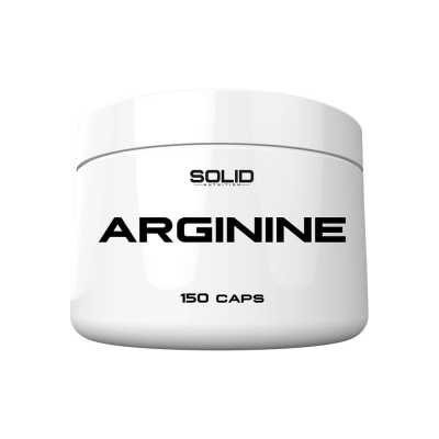 SOLID Nutrition Arginine, 150 mega caps