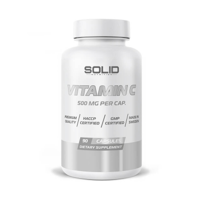 SOLID Nutrition Vitamin C, 90 caps