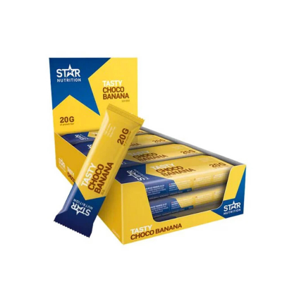 12 x Star Nutrition Protein Bar, 55 g (Choco Banana)