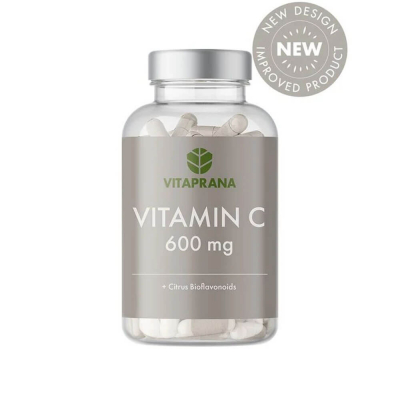 Vitaprana Vitamin C, 600 mg + Bioflavonoids, 100 caps