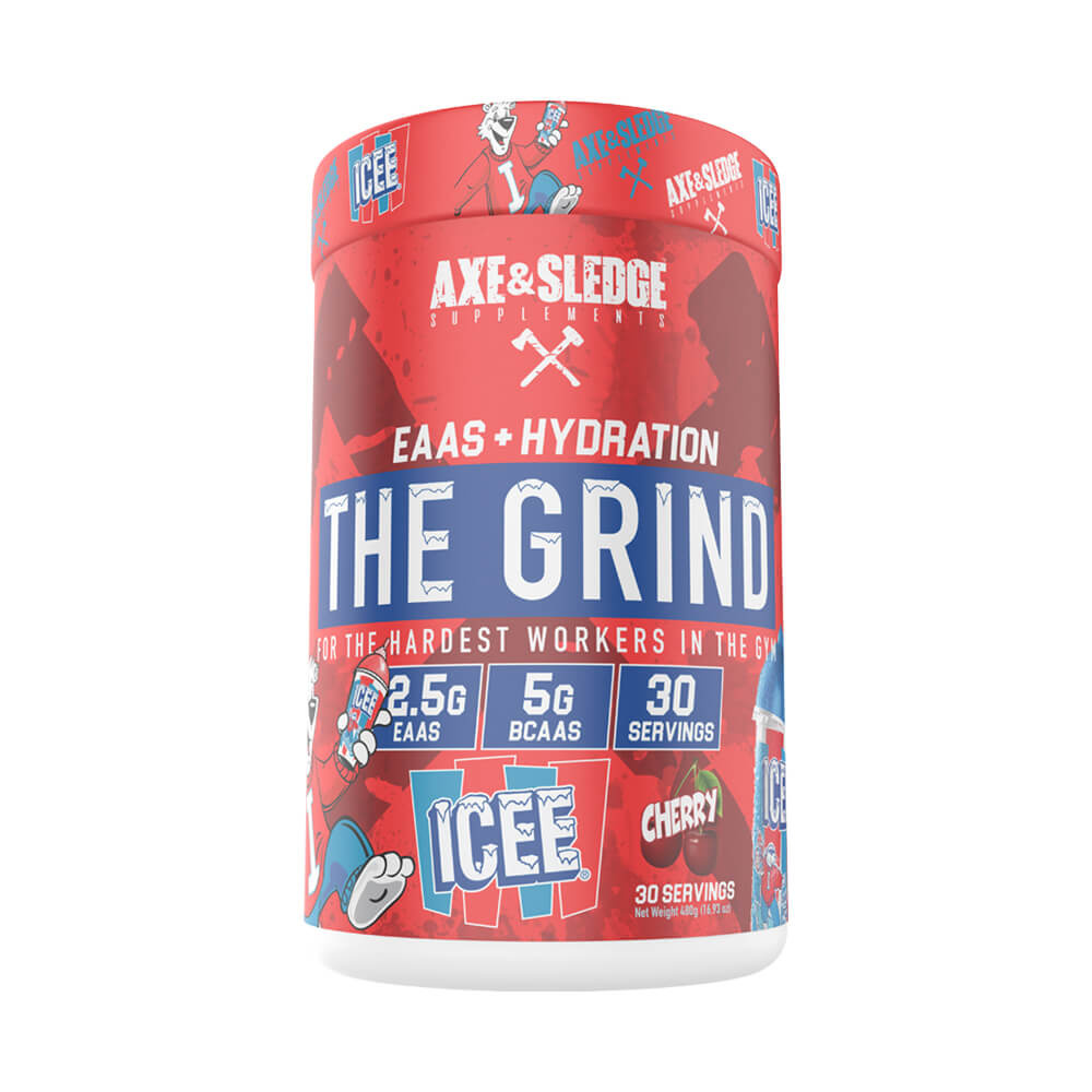 Axe & Sledge Supplements The Grind, 30 serv. (ICEE Cherry) i gruppen Kosttilskud & Fødevarer / Aminosyrer / EAA hos Tillskottsbolaget (AXESLEDGE8994-9)