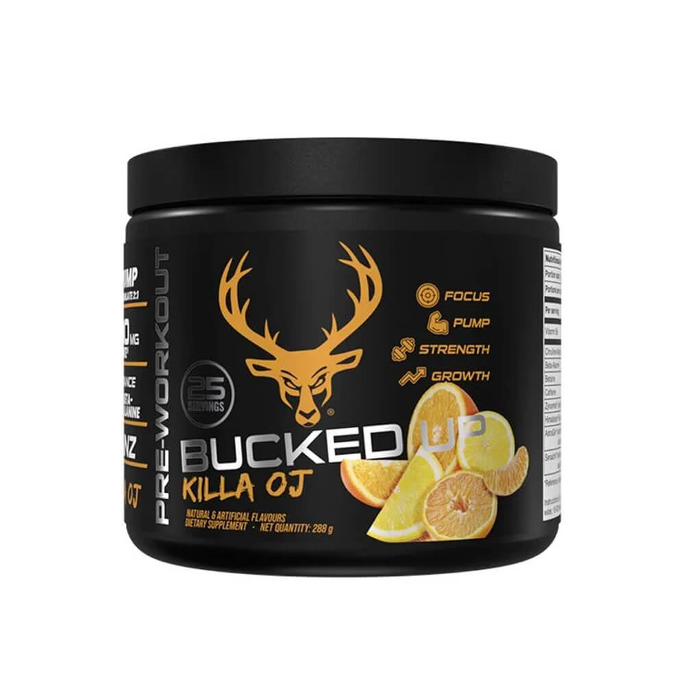 Bucked Up PWO, 25 serv. i gruppen Kosttilskud & Fødevarer / Præstationsforbedringer / Pre-Workout / PWO hos Tillskottsbolaget (BUCKEDUP7682)