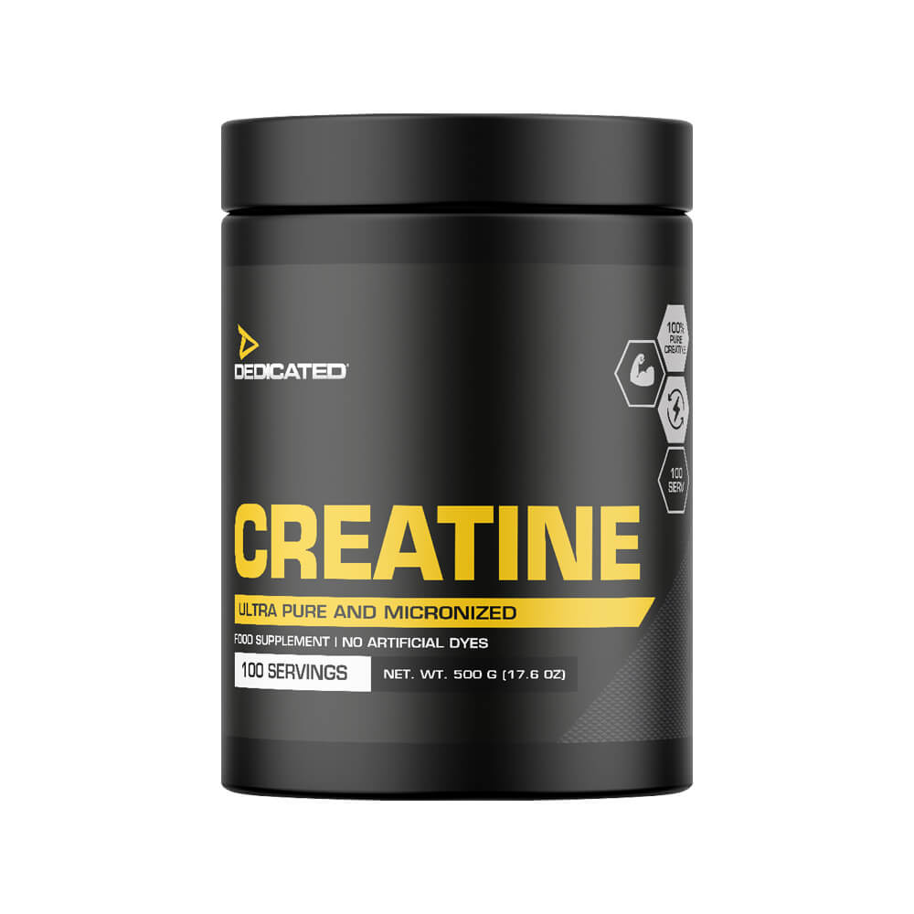 Dedicated Nutrition Creatine, 500 g i gruppen Kosttilskud & Fødevarer / Kreatin / Kreatinmonohydrat hos Tillskottsbolaget (DEDICATED673523)