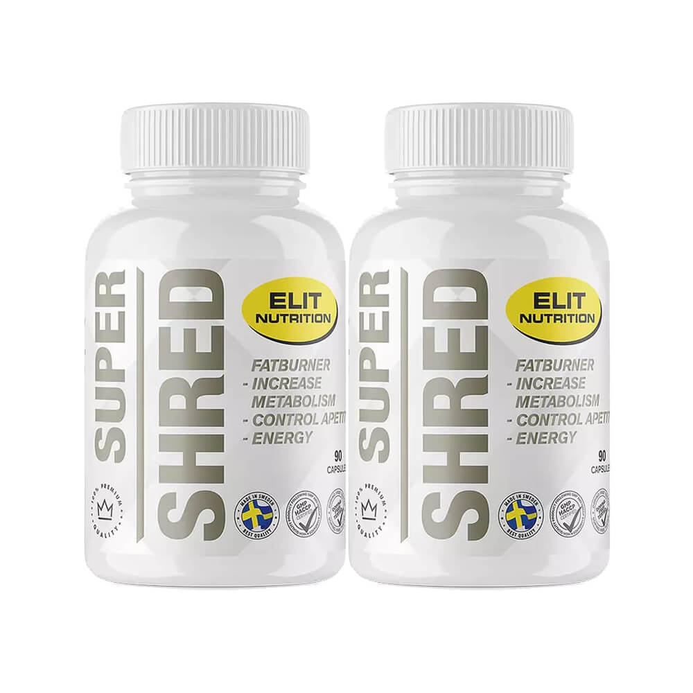 2 x Elit Nutrition Super Shred, 90 caps i gruppen Kosttilskud & Fødevarer / Vægttab / Fedtforbrænder hos Tillskottsbolaget (ELIT778545)