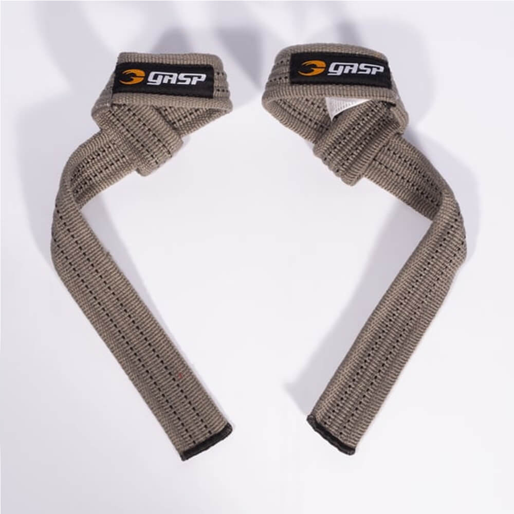 GASP Lifting Straps, grey/black i gruppen Træningstilbehør / Trækremme & Greb hos Tillskottsbolaget (GASP556734)