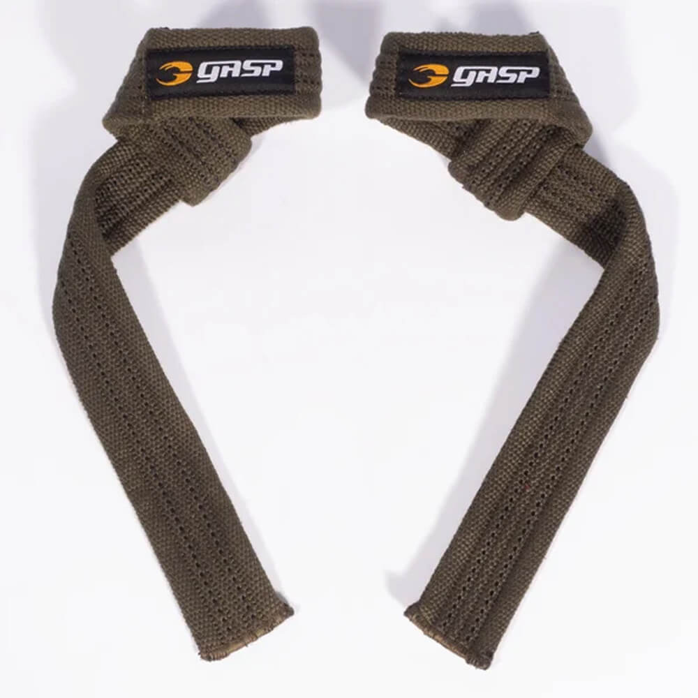 GASP Lifting Straps, green/black i gruppen Træningstilbehør / Trækremme & Greb hos Tillskottsbolaget (GASP67443)