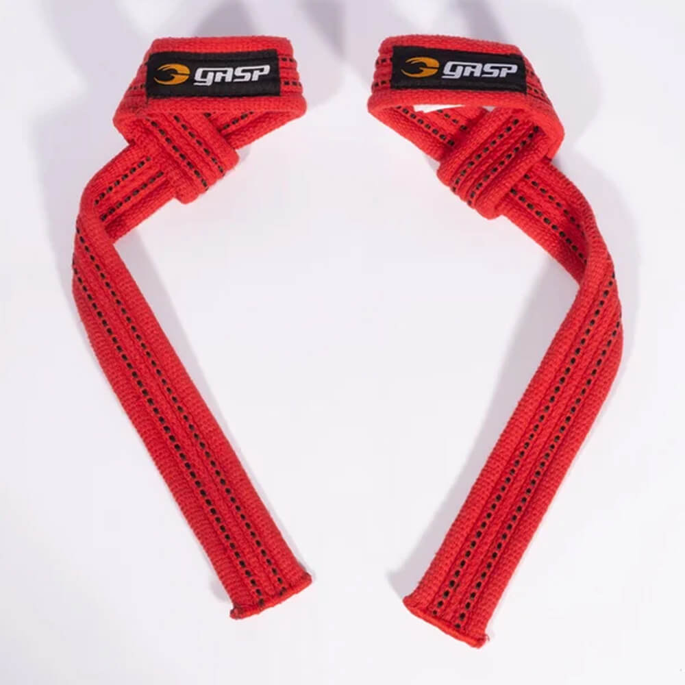 GASP Lifting Straps, red/black i gruppen Træningstilbehør / Trækremme & Greb hos Tillskottsbolaget (GASP6784)