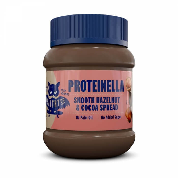 HealthyCo Proteinella, 400 g (Hazelnut) i gruppen Kosttilskud & Fødevarer / Fødevarer / Kalorifattige saucer og toppings hos Tillskottsbolaget (HEALTHYCO853-1)