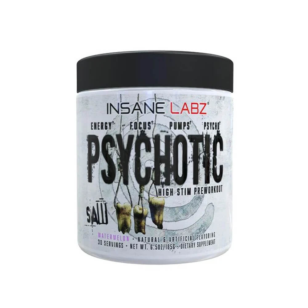 Insane Labz SAW Psychotic PWO, 30 serv. i gruppen Kosttilskud & Fødevarer / Præstationsforbedringer / Pre-Workout / PWO hos Tillskottsbolaget (INSANE6781)