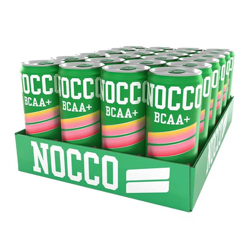 24 x NOCCO BCAA+, 330 ml (Peachango - Koffeinfri) i gruppen Emne / Glutenfrie kosttilskud hos Tillskottsbolaget (NOCCO6574)