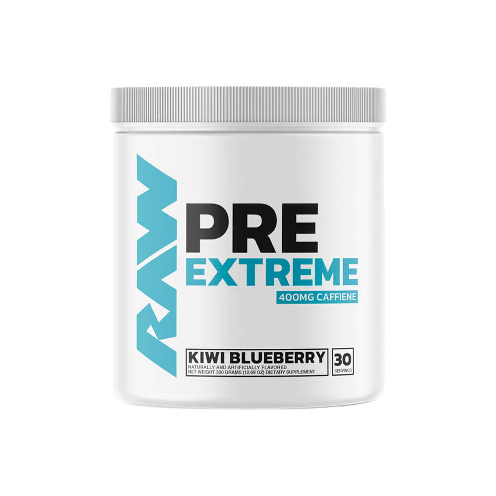 RAW Nutrition Pre Extreme, 30 serv. (Kiwi Blueberry) i gruppen Kosttilskud & Fødevarer / Præstationsforbedringer / Pre-Workout / PWO hos Tillskottsbolaget (RAW7932-2)