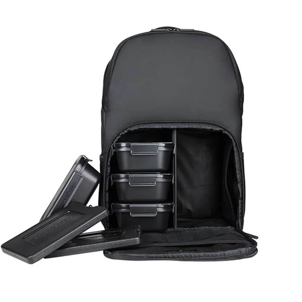 Smartshake Meal Prep Backpack, 22 L, Black i gruppen Trningstilbehr / Trningstasker hos Tillskottsbolaget (SMARTSHAKE74656)