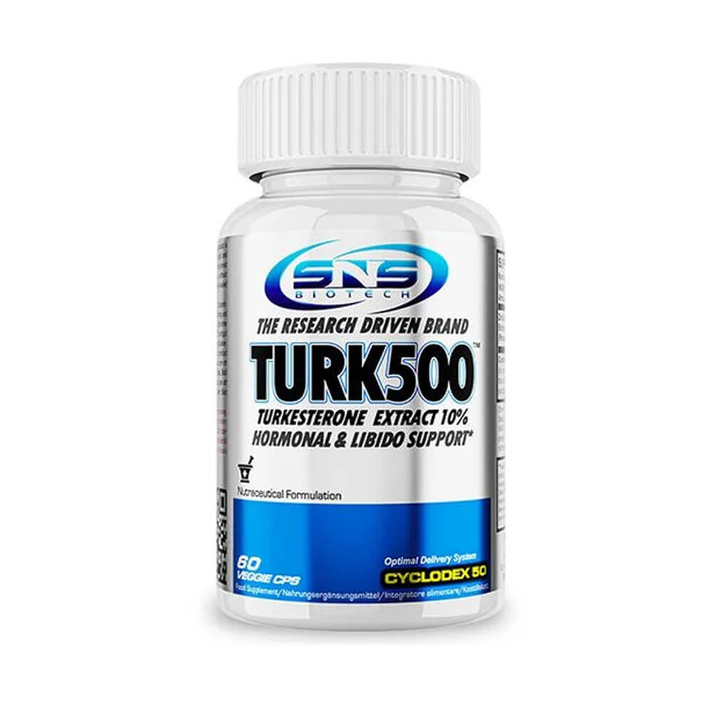 SNS Biotech Turk500, 60 caps i gruppen Kosttilskud & Fødevarer / Muskelforøgelse / Turkesterone hos Tillskottsbolaget (SNS7686787)