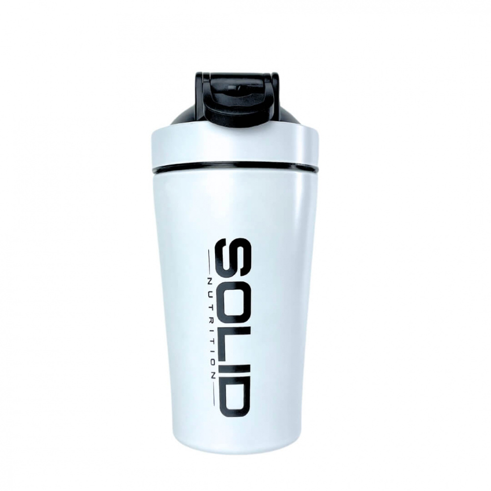 SOLID Nutrition Stainless Steel Shaker, 500 ml (White) i gruppen Trningstilbehr / Flasker & Shakers hos Tillskottsbolaget (SOLID47863)