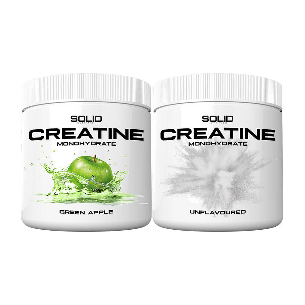 2 x SOLID Nutrition Creatine Monohydrate, 400 g i gruppen Kosttilskud & Fødevarer / Kreatin / Kreatinmonohydrat hos Tillskottsbolaget (SOLID5333)