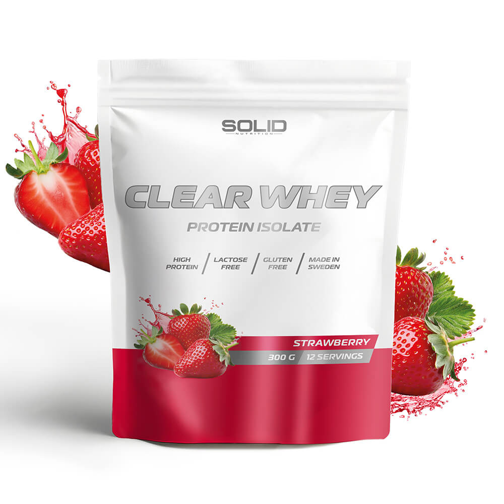 SOLID Nutrition Clear Whey, 300 g i gruppen Kosttilskud & Fødevarer / Proteinpulver / Clear Whey hos Tillskottsbolaget (SOLID56735)