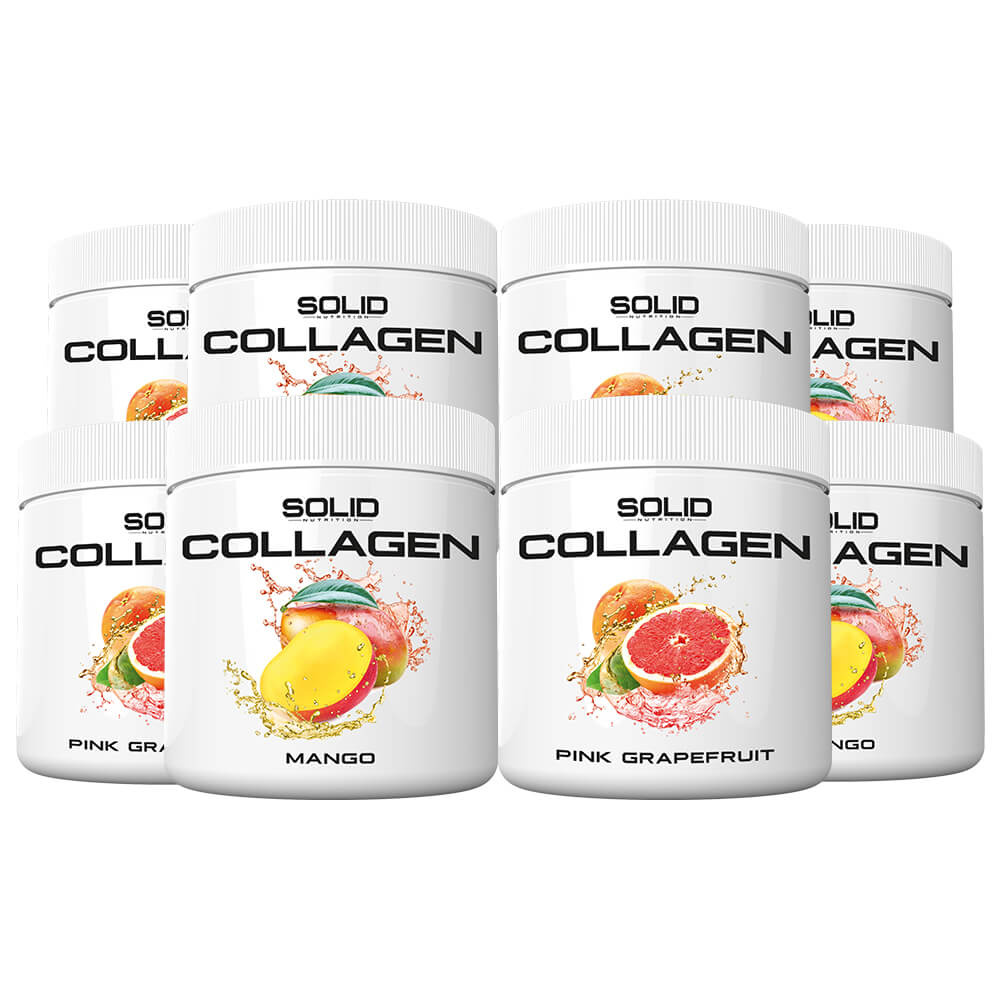 8 x SOLID Nutrition Collagen, 230 g i gruppen Kosttilskud & Fødevarer / Ledesundhed / Kollagen hos Tillskottsbolaget (SOLID6843)