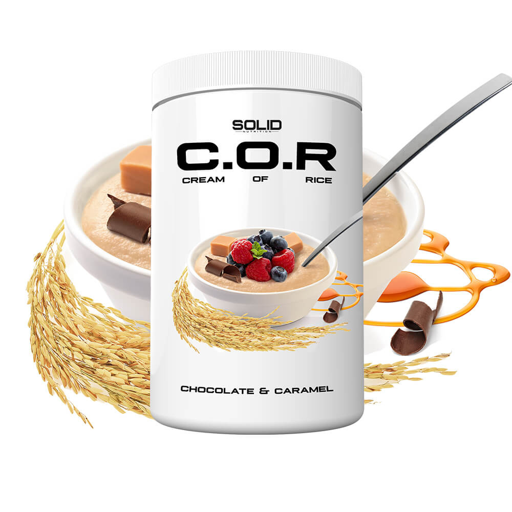 SOLID Nutrition Cream Of Rice, 1 kg (Chocolate & Caramel) i gruppen Kosttilskud & Fødevarer / Fødevarer / Cream of Rice hos Tillskottsbolaget (SOLIDCREAM5748-2)