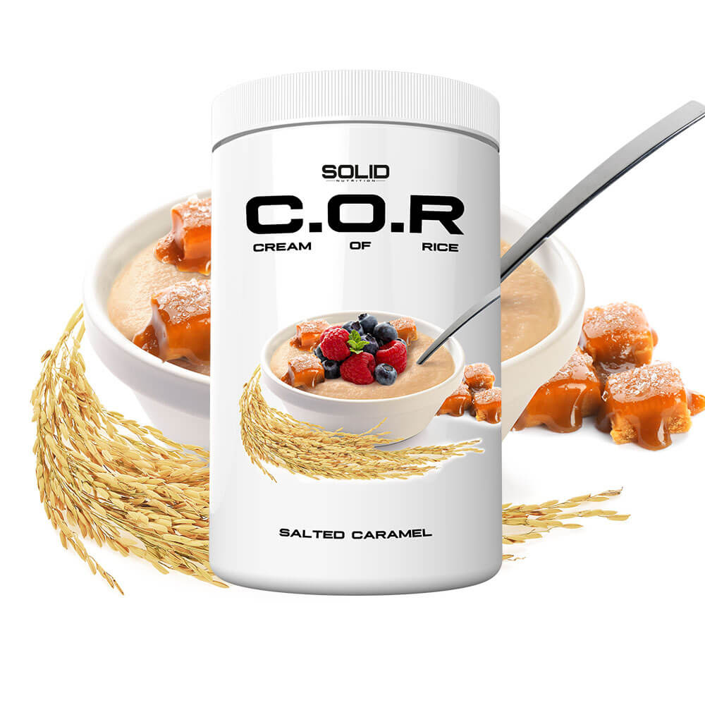 SOLID Nutrition Cream Of Rice, 1 kg (Salted Caramel) i gruppen Kosttilskud & Fødevarer / Fødevarer / Cream of Rice hos Tillskottsbolaget (SOLIDCREAM5748-8)