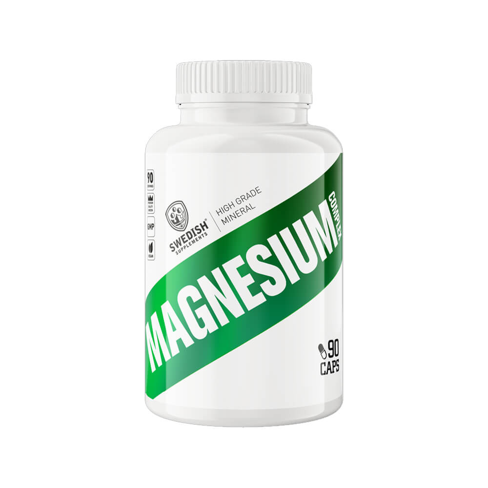 Swedish Supplements Magnesium Complex, 90 caps i gruppen Kosttilskud & Fødevarer / Mineraler / Magnesium hos Tillskottsbolaget (SS876984)