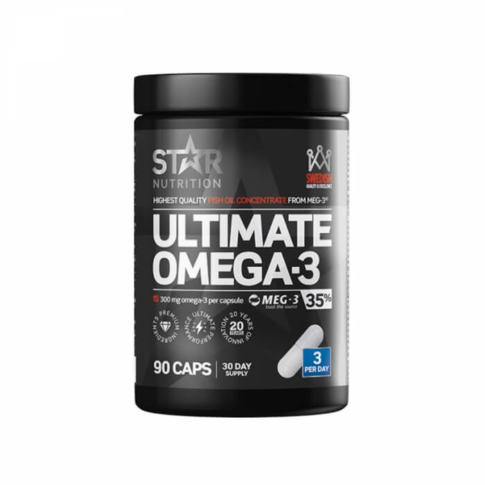 Star Nutrition Ultimate Omega-3, 90 caps, 35% 1000 mg i gruppen Kosttilskud & Fødevarer / Omega-3 & Fedtsyrer / Omega-3 hos Tillskottsbolaget (STAR020)