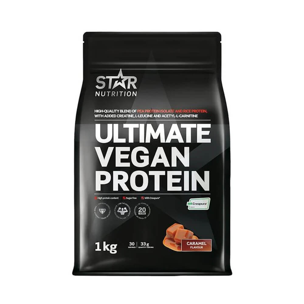 Star Nutrition Ultimate Vegan Protein, 1 kg i gruppen Kosttilskud & Fødevarer / Proteinpulver / Vegansk protein hos Tillskottsbolaget (STAR76834)