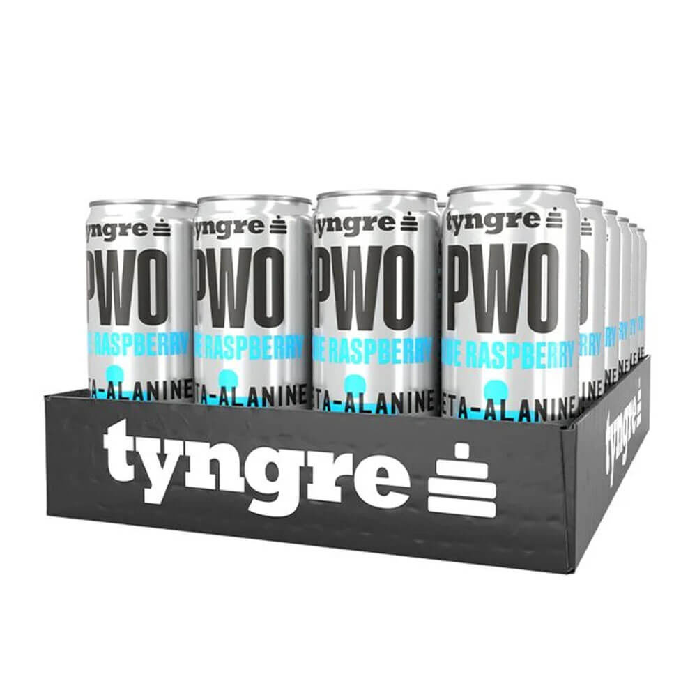 24 x Tyngre PWO, 250 ml (Blue Raspberry) i gruppen Kosttilskud & Fødevarer / Præstationsforbedringer / Pre-Workout / PWO hos Tillskottsbolaget (TYNGRE8953)