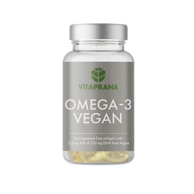 Vitaprana Omega-3 Vegan, 60 caps i gruppen Kosttilskud & Fødevarer / Omega-3 & Fedtsyrer / Vegansk omega-3 hos Tillskottsbolaget (VITAPRANA6764)